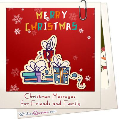 Christmas Messages for Friends and Family By WishesQuotes
