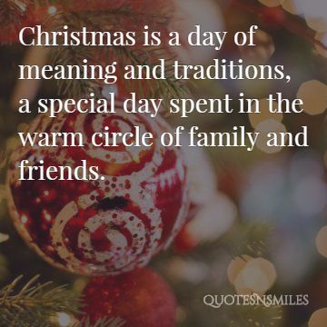 family and friends christmas quote