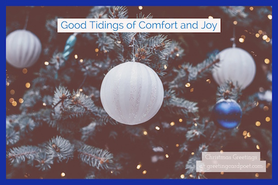 good-tidings-of-comfort-and-joy-quote for sisters