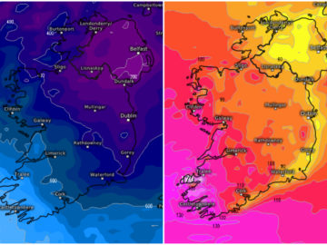 Irish weather forecast - Chance of snow on higher ground before Christmas after 'stormy' weather at weekend