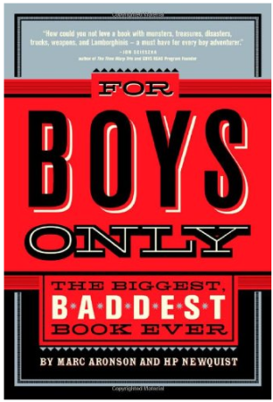 This is an image of for boys only book