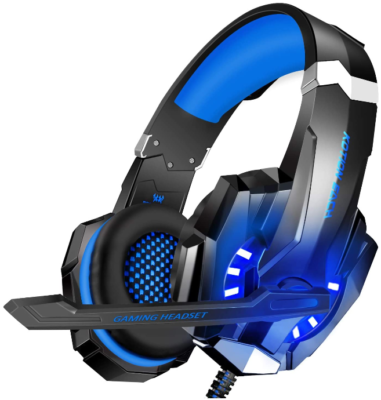 This is an image of boy's Gaming headset with mic and LED lights 