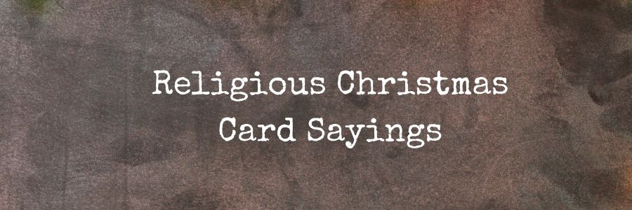 51+ Religious Christmas Card Sayings - Christmas The Little List