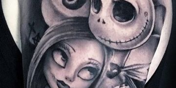 100+ Unique Jack and Sally Tattoos (The Nightmare Before Christmas)