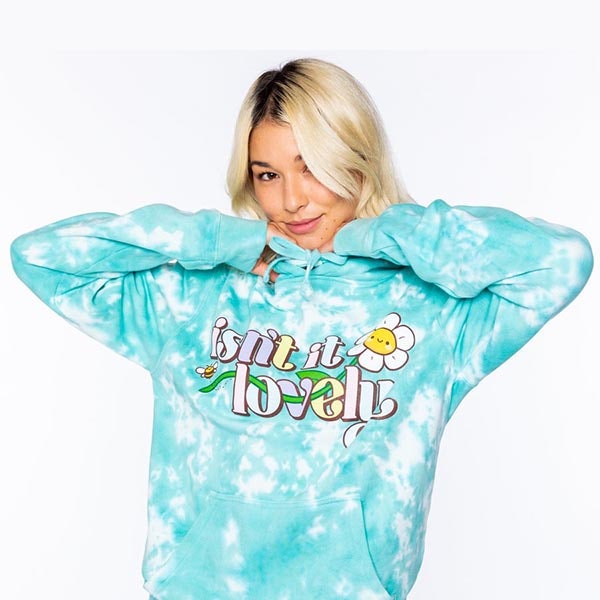 By Samii Ryan Lovely Tie-Dye Hoodie - Gifts for Friends