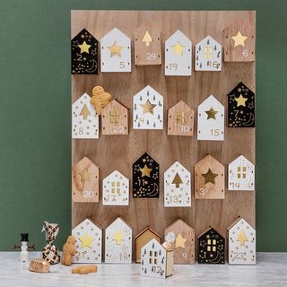 Wooden House Advent Calendar