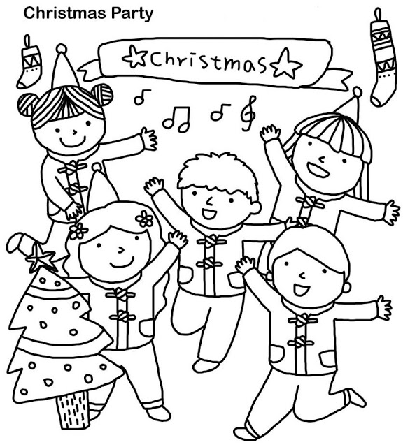 Free Printable Merry Christmas Coloring Pages for Kids